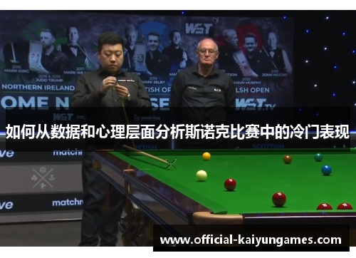 如何从数据和心理层面分析斯诺克比赛中的冷门表现